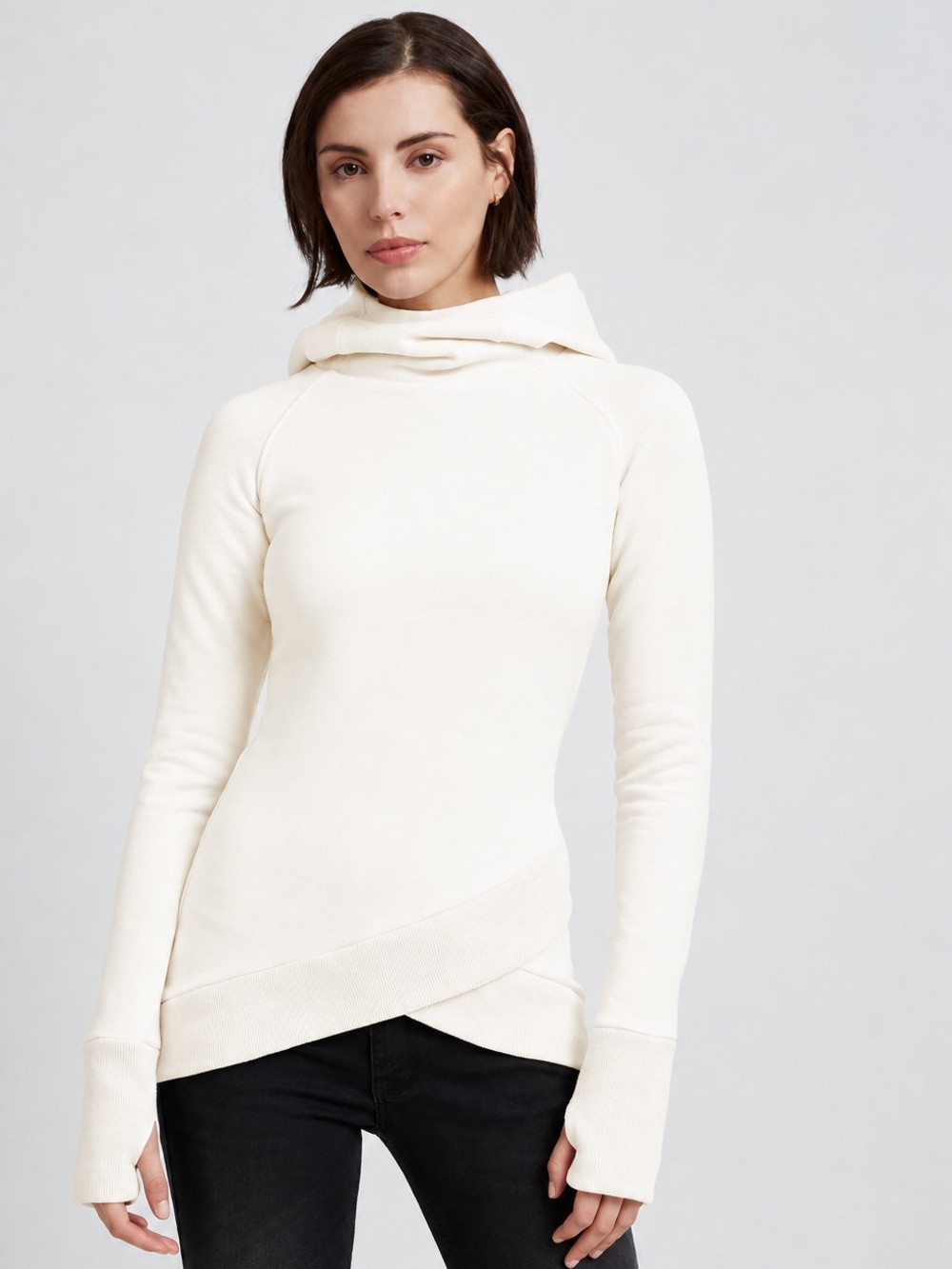 Marcella NYC Geneva Sweatshirt Midweight European French Terry Hoodie Size M